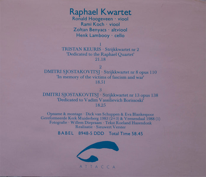 Keuris & Shostakovich – Raphael Kwartet