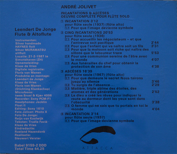 André Jolivet – Incantations & Ascèses