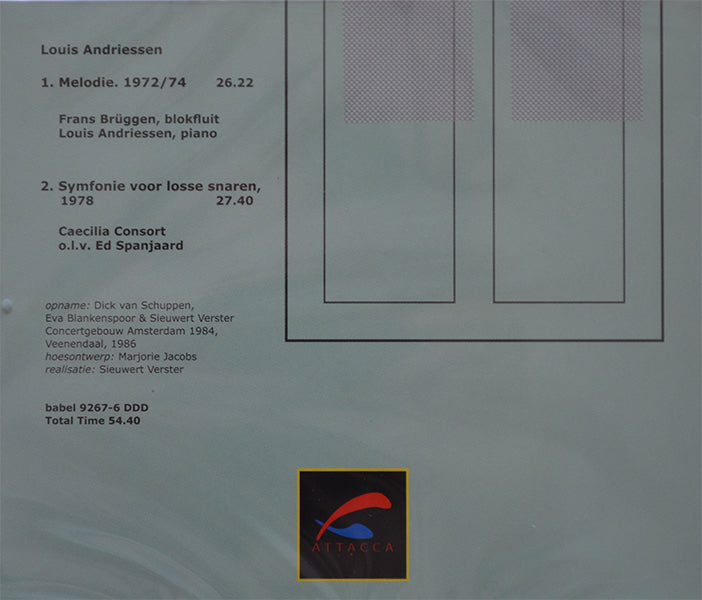Louis Andriessen – Melodie, Symfonie voor losse snaren