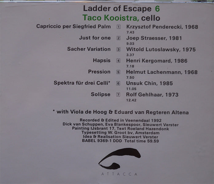 Ladder of Escape 6 – Taco Kooistra – cello