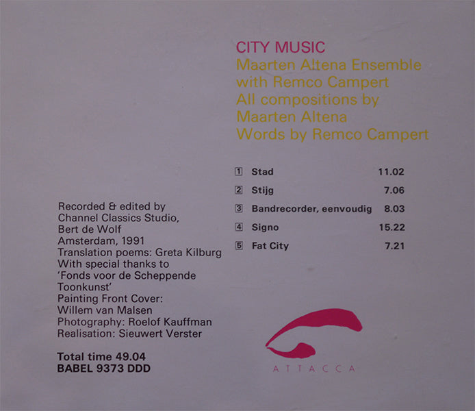 Maarten Altena & Remco Campert – City Music