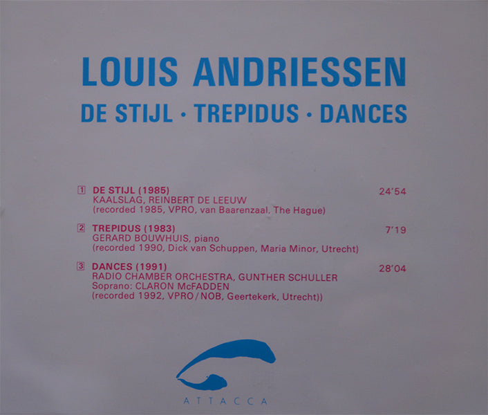 Louis Andriessen – De Stijl