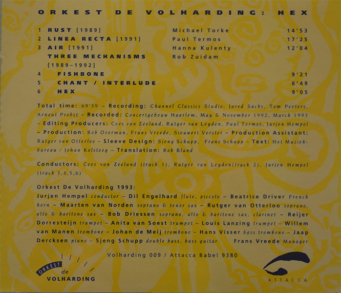 Orkest de Volharding – Hex