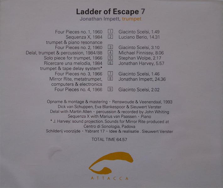 Ladder of Escape 7 – Jonathan Impett – trumpet