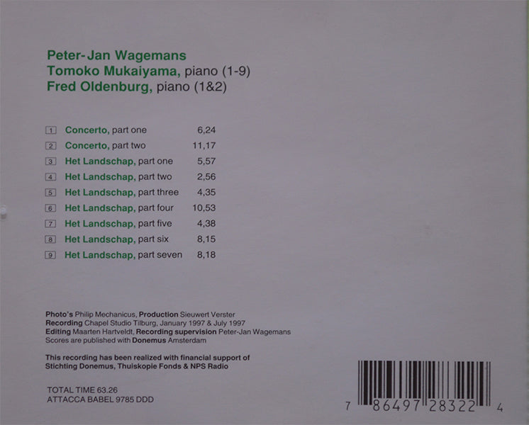 Peter-Jan Wagemans – Concerto & Het Landschap