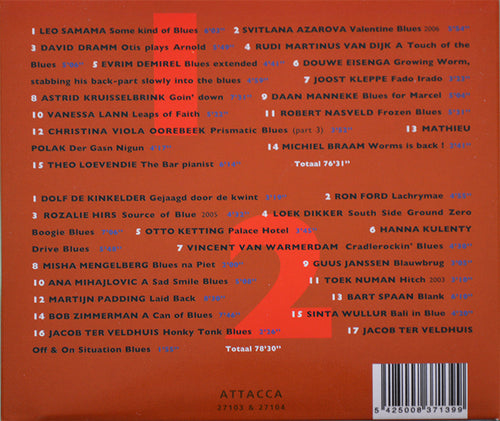 32 New Dutch Blues – Marcel Worms – Red & white blues
