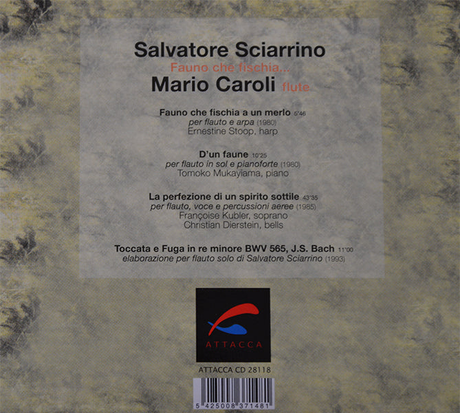 Salvatore Sciarrino – Fauno che fischia…