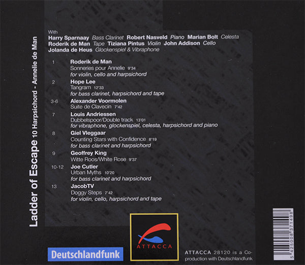 Ladder of Escape 10 – Annelie de Man – harpsichord