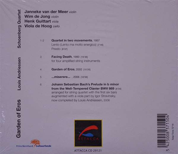 Schönberg Quartet – Garden of Eros