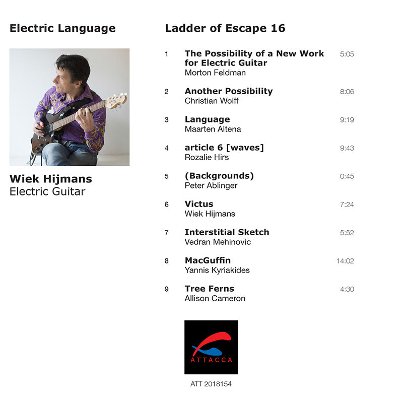 Ladder of Escape 16 – Wiek Hijmans – electric guitar