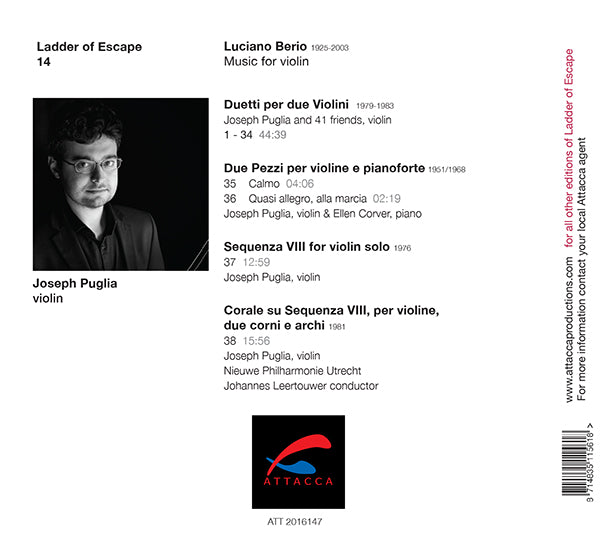 Ladder of Escape 14 – Joseph Puglia – violin