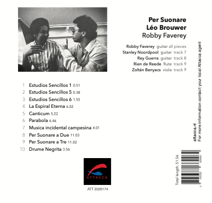 Robby Faverey & Léo Brouwer - Per Suonare