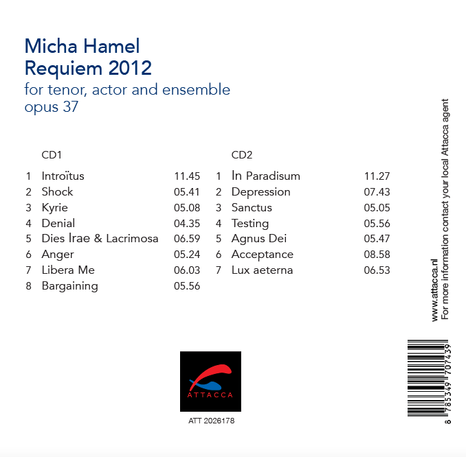 2CD – Micha Hamel – Requiem 2012