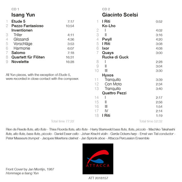 Isang Yun & Giacinto Scelsi – Fascinated by a Single Tone