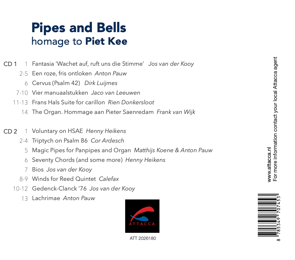 Pipes and Bells – homage to Piet Kee